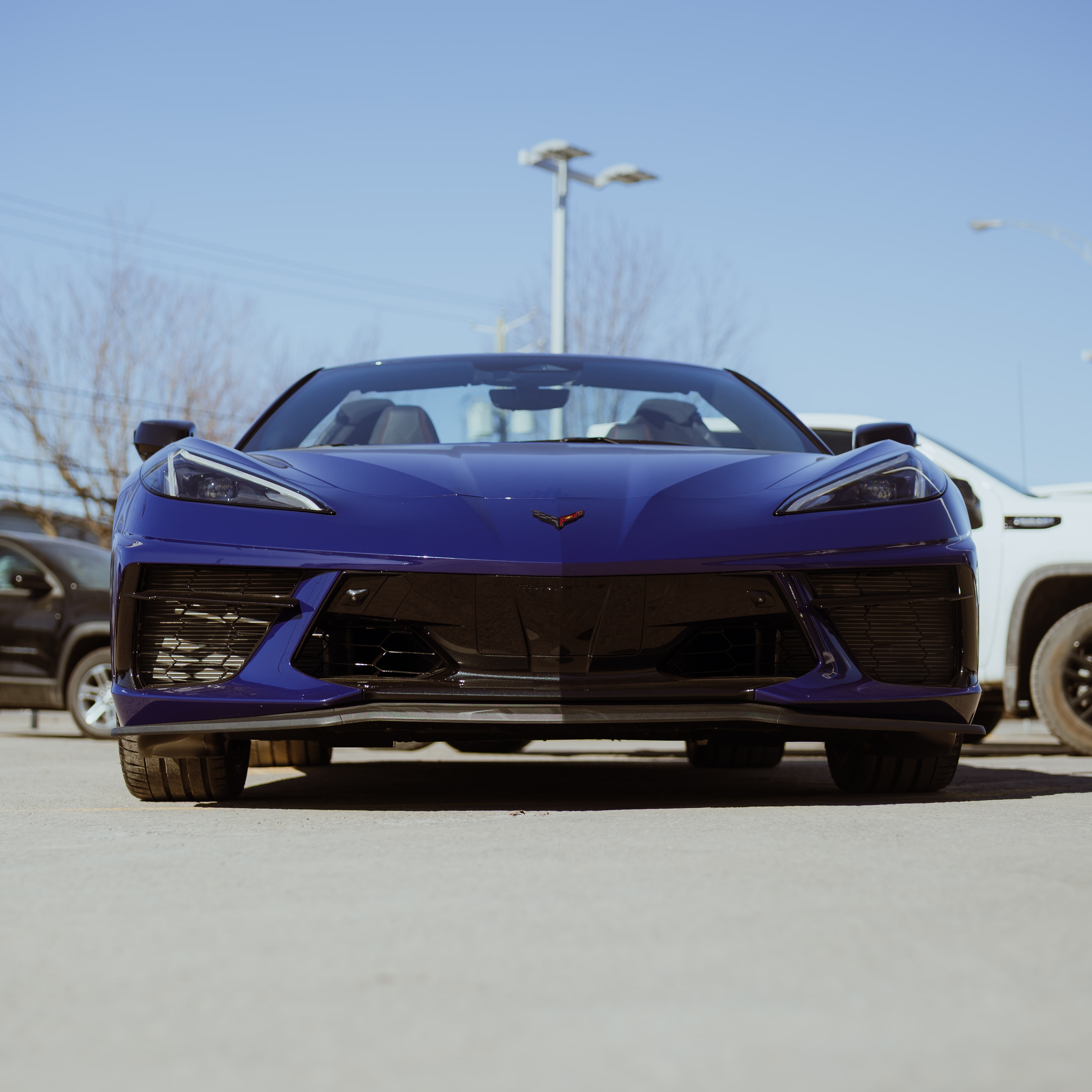 blue corvette