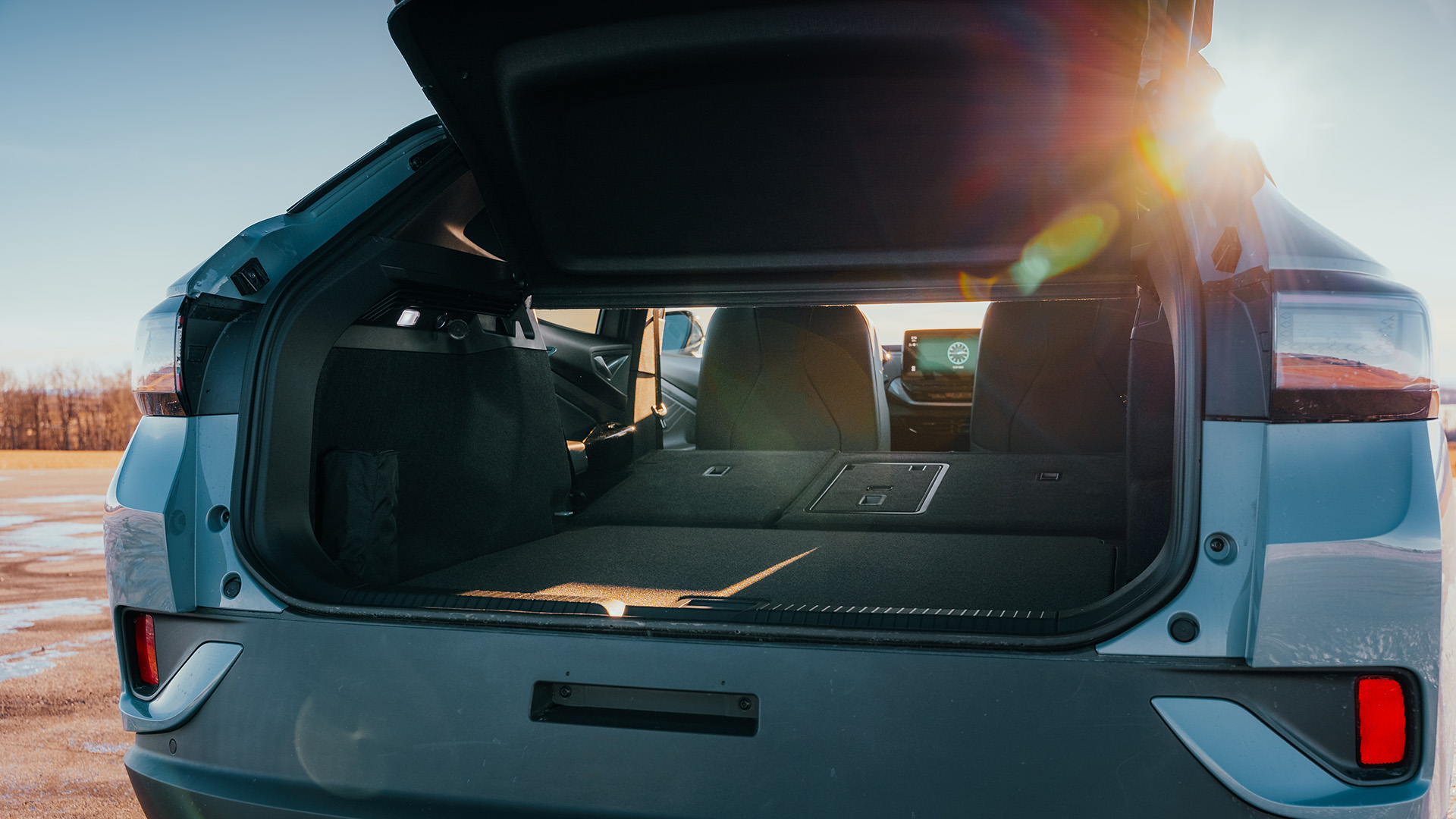 A close up photo of the trunk in the Volkswagen ID.4